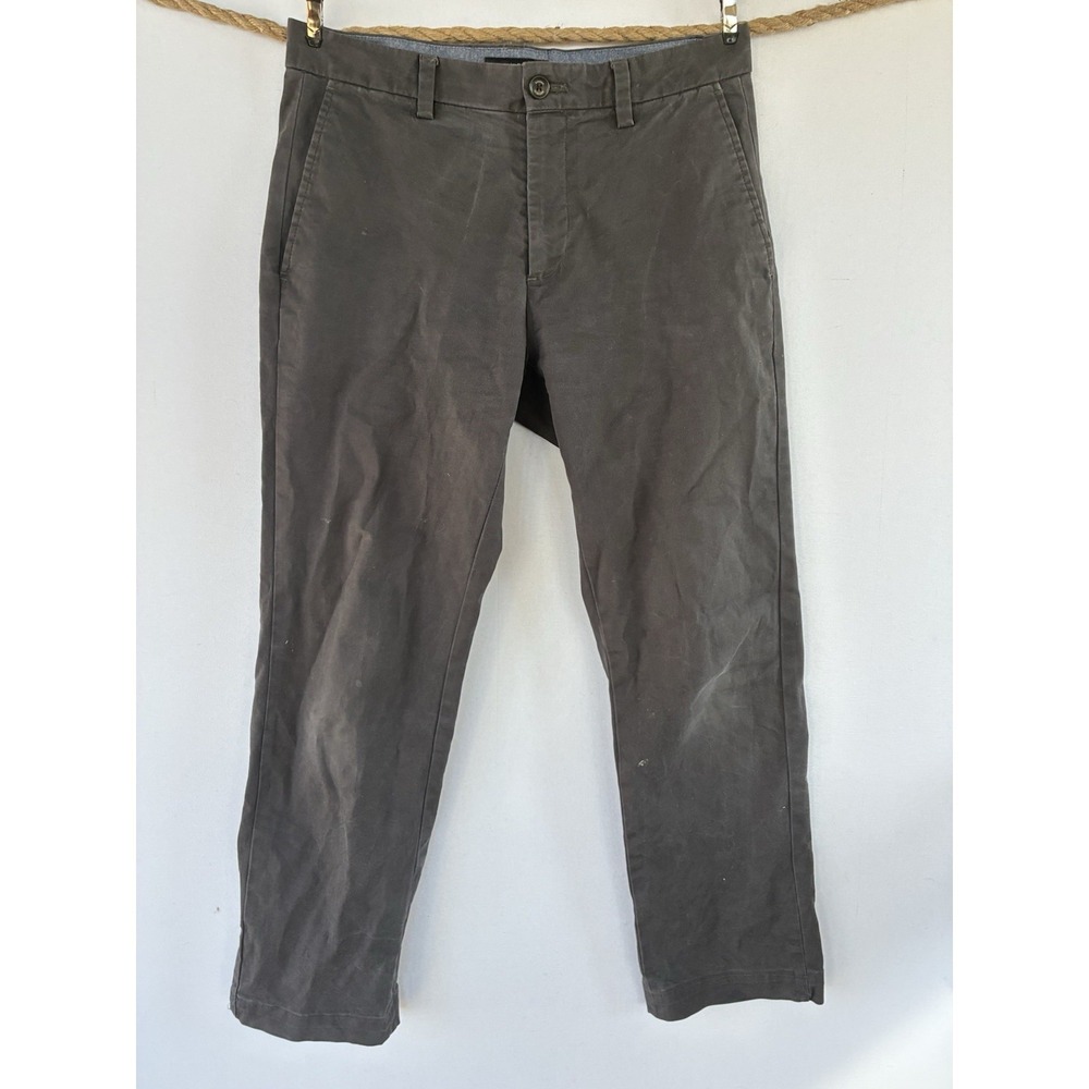 Banana Republic Emerson Chino Gray Pants Mens 30x30